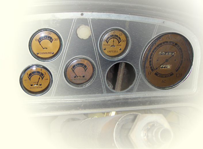 Dashboard of the car